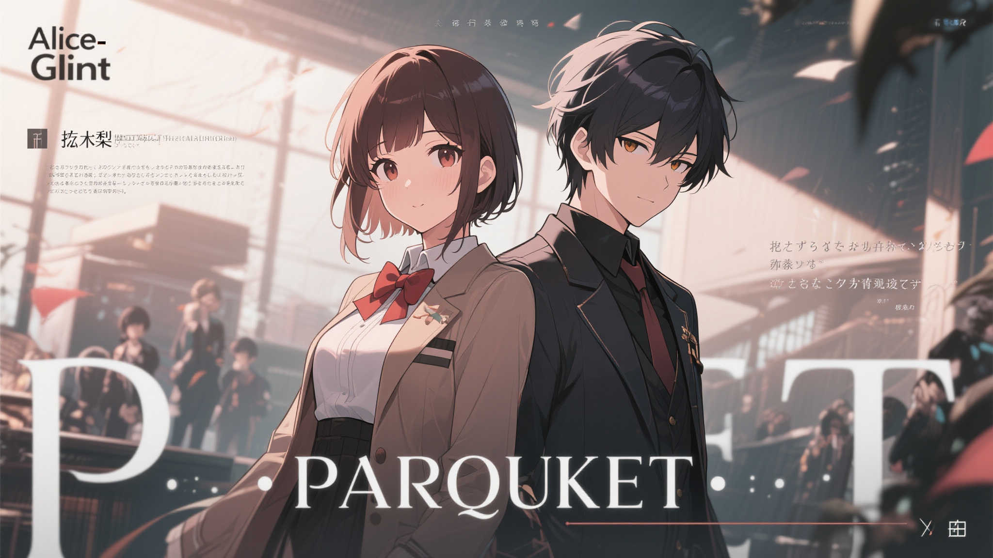 AliceGlint《PARQUET》茨木梨乃与城门翼角色预购正式开启 AliceGlint《PARQUET》茨木梨乃与城门翼角色预购正式开启